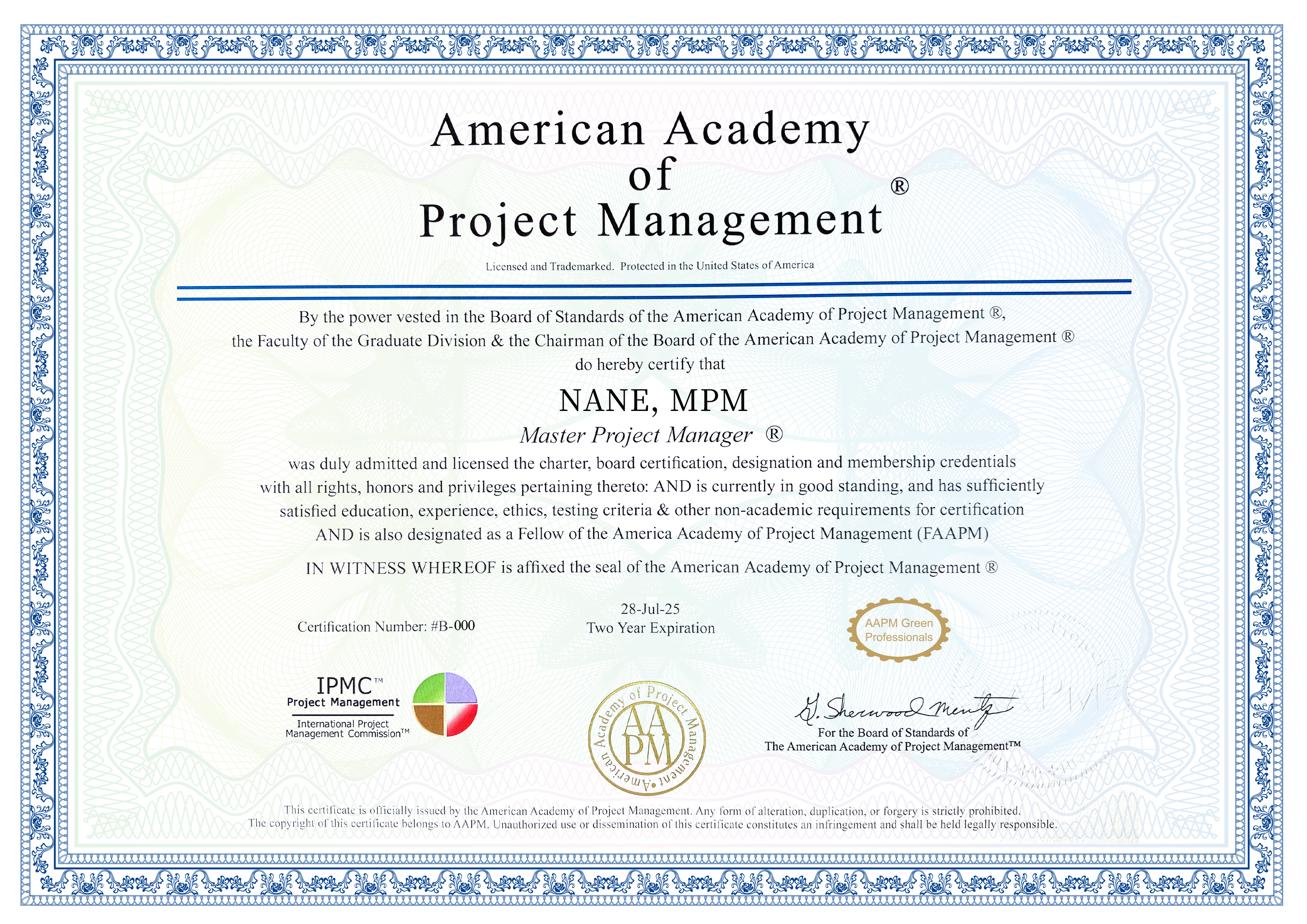 MPM国际注册资深项目经理